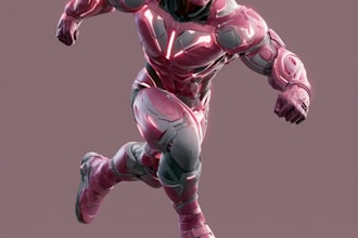 superhero character for comics