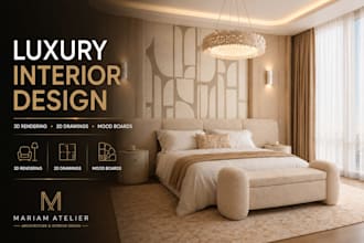 design luxury interiors with realistic 3d renderings