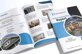 design real estate lookbook sale brochure funiture product catalog eddm postcard