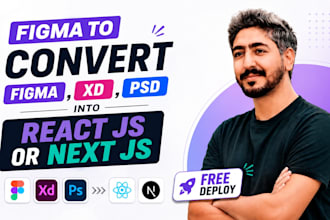 convert figma to responsive react or nextjs