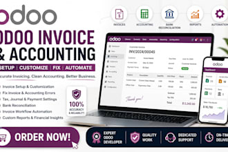 fix odoo invoice accounting and billing issues and automate billing workflows