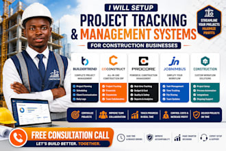 setup project tracking buildertrend coconstruct procore jobnimbus construction