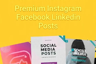 design premium instagram facebook social media posts