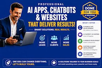 do ai mobile app development, ai chatbox, ai website, app developer, ai agent