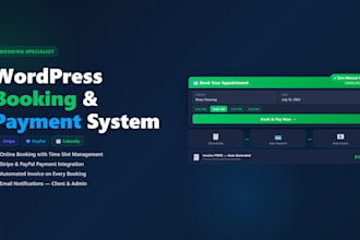 set up a wordpress booking and payment system for your business