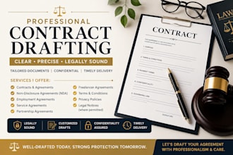 draft contracts, agreements, nda