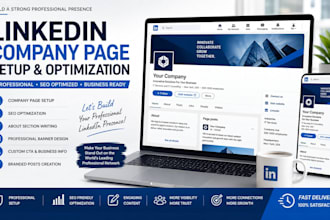 create and optimize your linkedin company page professionally