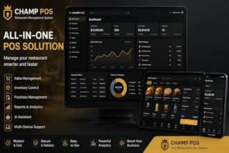 build a modern pos system for restaurants and cafes