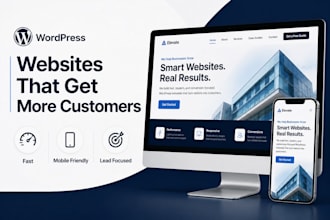 build wordpress hotel booking website cleaning service landing page