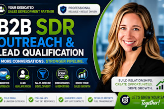 be your b2b sdr for sales outreach and lead qualification