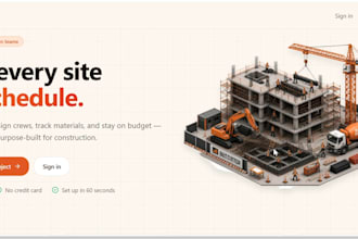 build construction project management saas using lovable