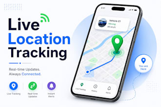 develop a professional gps tracking app and location tracking mobile app