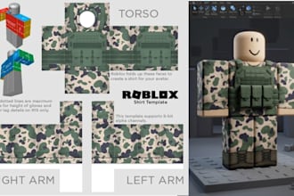 make roblox clothing template roblox clothing commission uniform outfit design