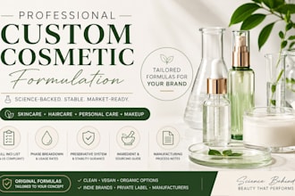 be your custom skincare cosmetic formulation chemist