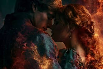 design fantasy romance book cover