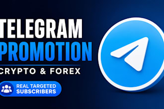 telegram promotion, crypto and forex promotion, telegram ads, telegram marketing