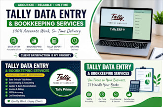do tally data entry, bookkeeping
