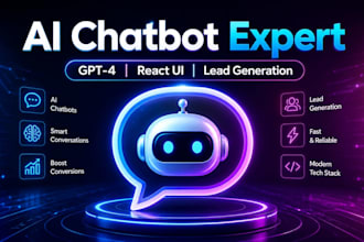 develop an ai chatbot website with react and openai API