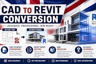 convert 2d drawings into precise revit bim models