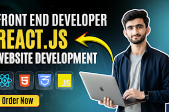 build website development as react js frontend developer