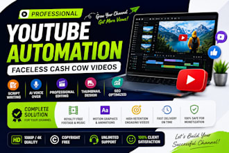 create youtube ai automation channel and faceless video system