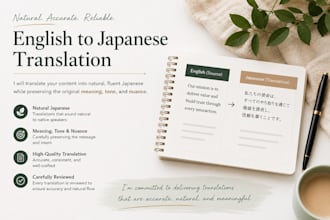 translate english into japanese