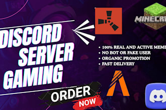 discord server promotion, minecraft server, fivem ads, rust, dayz game promotion