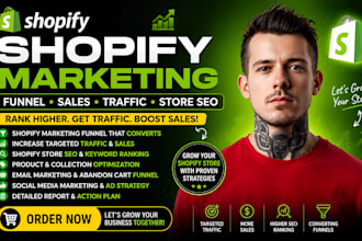 do shopify marketing funnel shopify sales traffic and store seo keyword ranking