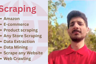 do amazon scraping, product scraping, and ecommerce scraping