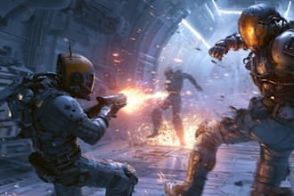 draw sci fi illustration and sci fi sci fi illustration