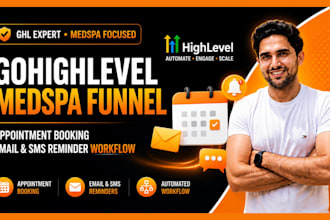 gohighlevel medspa funnel ghl appointment booking ghl automation workflow expert