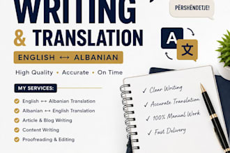 translating english and albanian documents