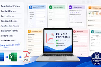 convert to a professional fillable form