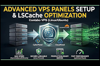 do contabo vps setup with cyberpanel or cloudpanel and configure cloudflare