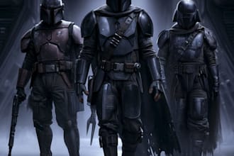 create star wars and sci fi illustration