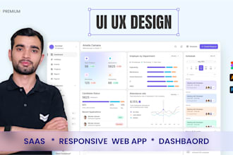 create professional website UX UI figma design