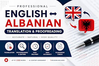 proofread, copy edit, translate
