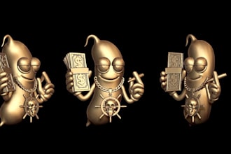 do something really good at 3d custom jewellery