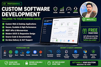 develop custom software solutions for your business