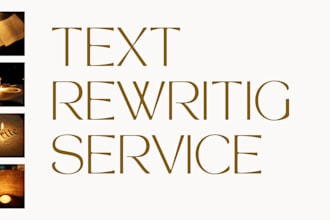 write your text professionally