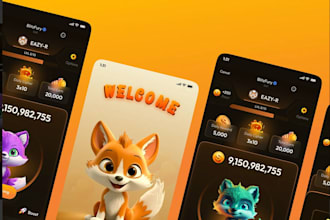 build telegram game mini app or p2e game app clickers tapswap