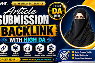 write a guest post with a high authority backlinks
