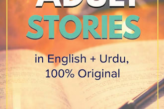 write engaging kids and adult stories in english and urdu
