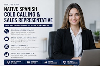 be your italian spanish cold calling sales representative b2b telemarketing