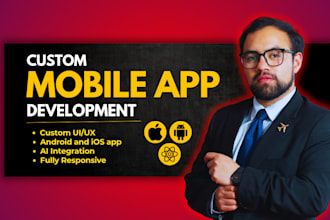 do ai mobile app development, custom ai saas, and mobile app creation