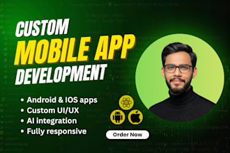 do ai mobile app development, custom ai saas, and mobile app creation