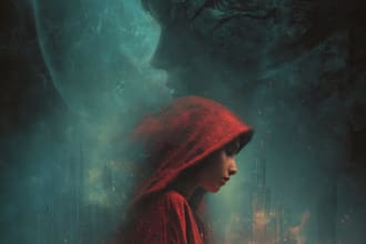 design fantasy, scifi, or horror book cover for kindle art