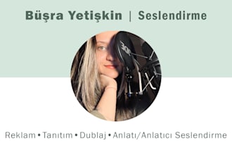 turkish voice over, dubbing and commercials
