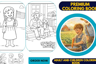 design bold and easy children coloring book for amazon kdp coco wyo bobbies