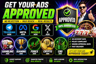 do gamble ads igaming ads approve telegram ads x meta google forex crypto cbd ad